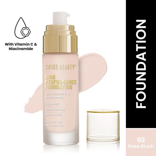 Swiss Beauty High Performance Foundation | Full Coverage Long Lasting Base