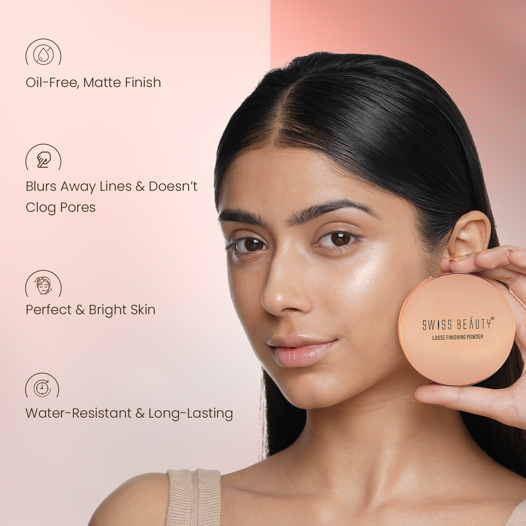 Swiss Beauty Matte Finish Ultra Loose Powder | Oil Control Lightweight Setting Powder