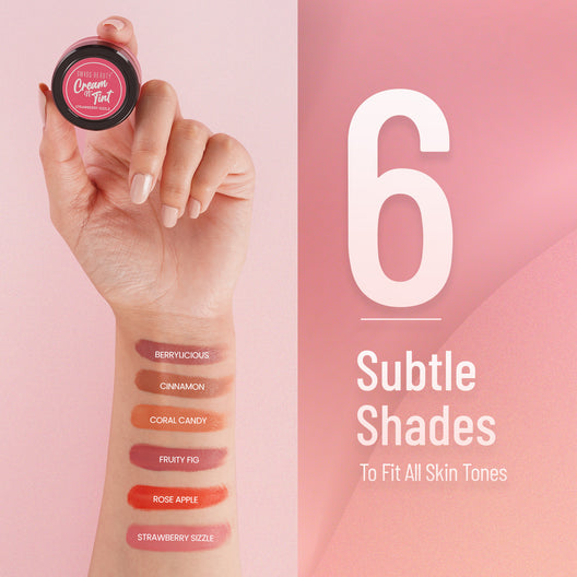 Swiss Beauty Cheek & Cream N Tint 3-in-1 | Lip, Cheek & Eye Tint for Natural Glow