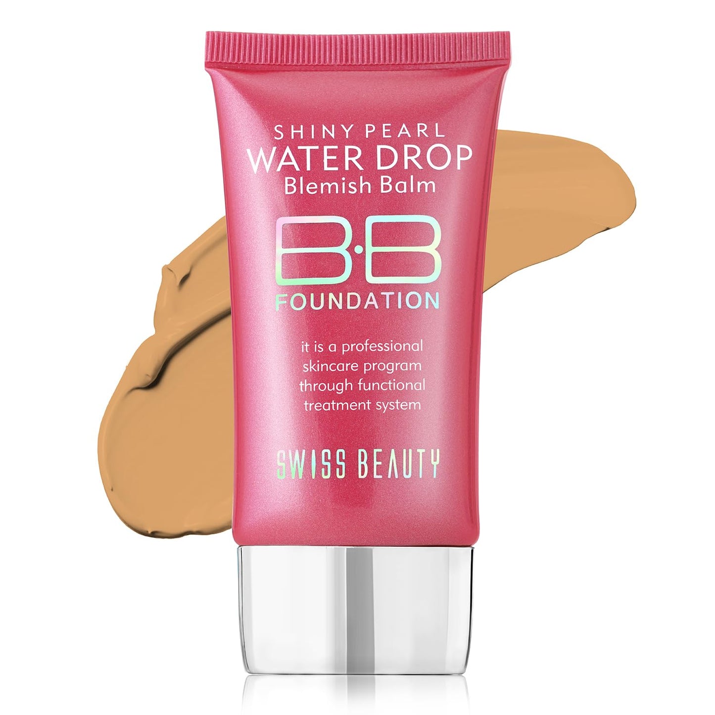 Swiss Beauty Shiny Pearl BB Foundation | Brightening Lightweight Base Makeup