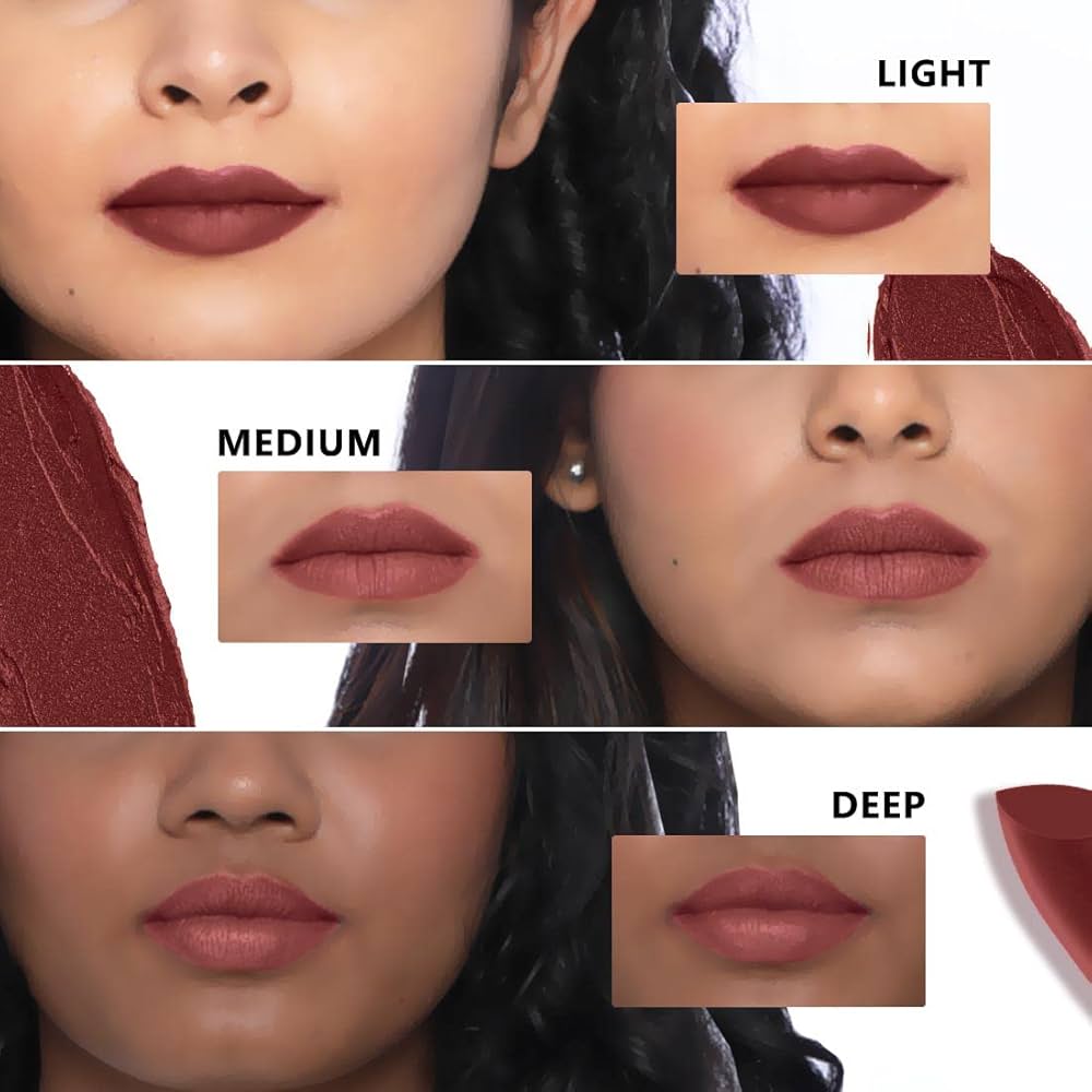 Plum Lipstick | Long Lasting Creamy Matte Lip Color with Hydration