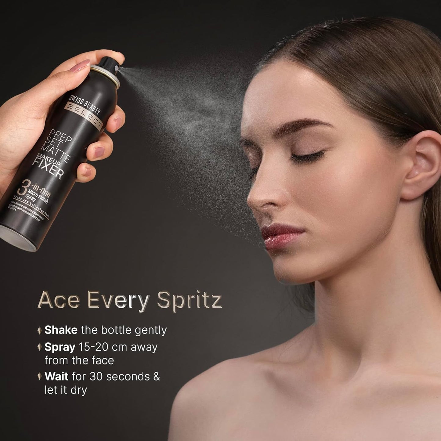 Swiss Beauty Prep Set Go Matte Makeup Fixer | Oil Control Long Lasting Setting Spray