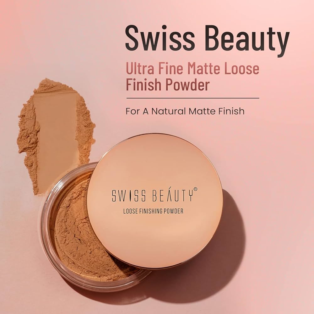Swiss Beauty Matte Finish Ultra Loose Powder | Oil Control Lightweight Setting Powder