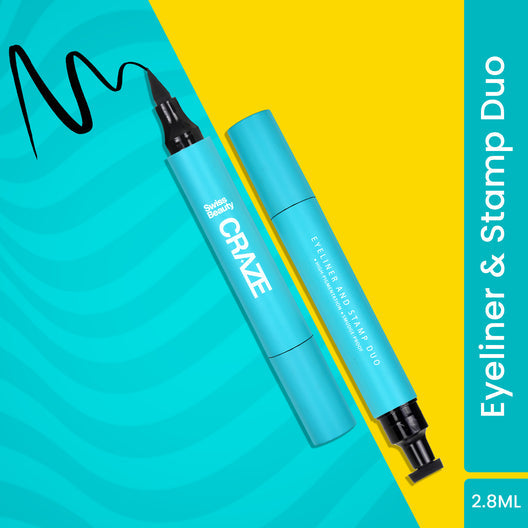 Swiss Beauty Craze Eyeliner & Stamp Duo | Long Lasting & Waterproof
