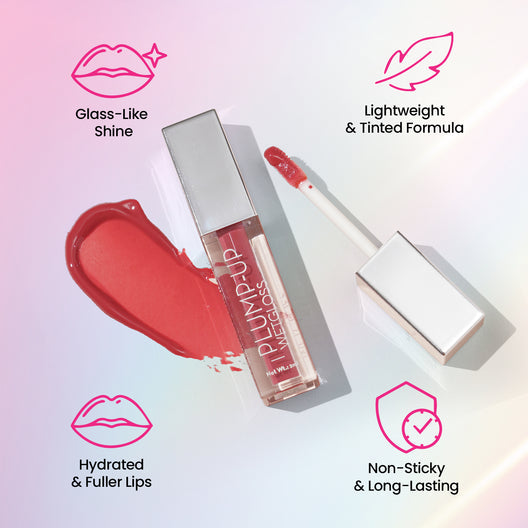 Swiss Beauty Plump Up WetGloss | High Shine Non-Sticky Lip Gloss