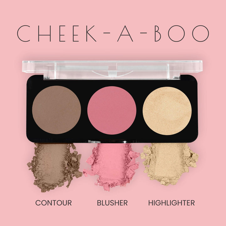 Swiss Beauty Cheek-A-Boo Blush Palette | Highly Pigmented Blendable Face Blush