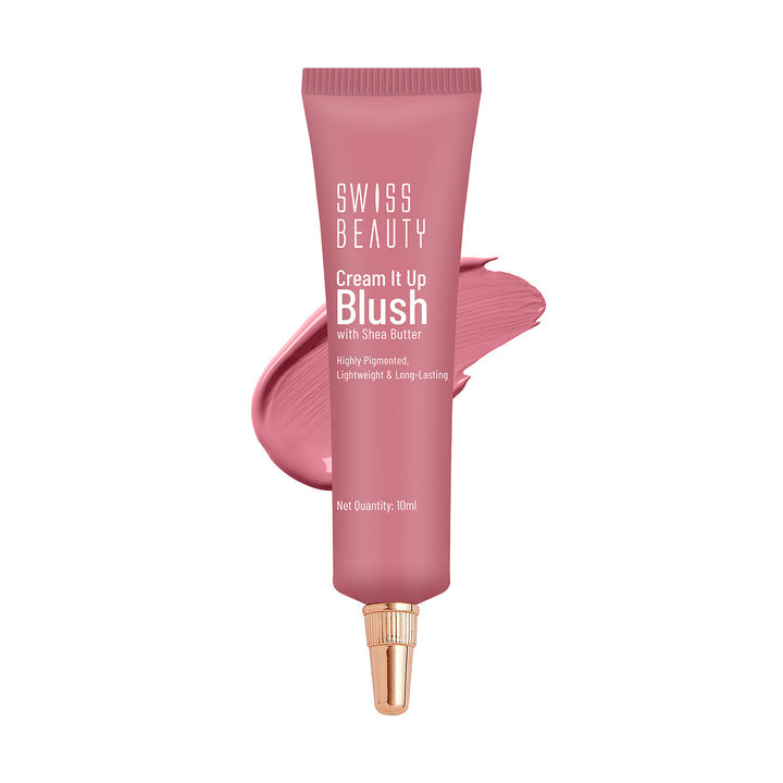Swiss Beauty Cream It Up Blush | Smooth Blendable Cream Blush for Natural Glow