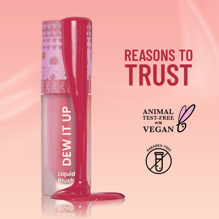 Swiss Beauty Dew It Up Liquid Blush | Lightweight Dewy Finish Cheek Tint