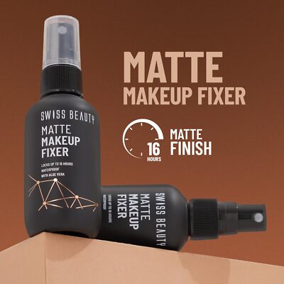 Swiss Beauty Matte Makeup Fixer | Long Lasting Oil Control Setting Spray