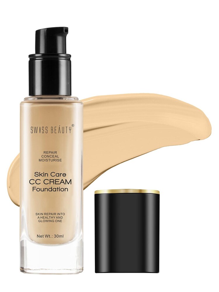Swiss Beauty Skin Care CC Cream Foundation | Hydrating Color Correcting Base