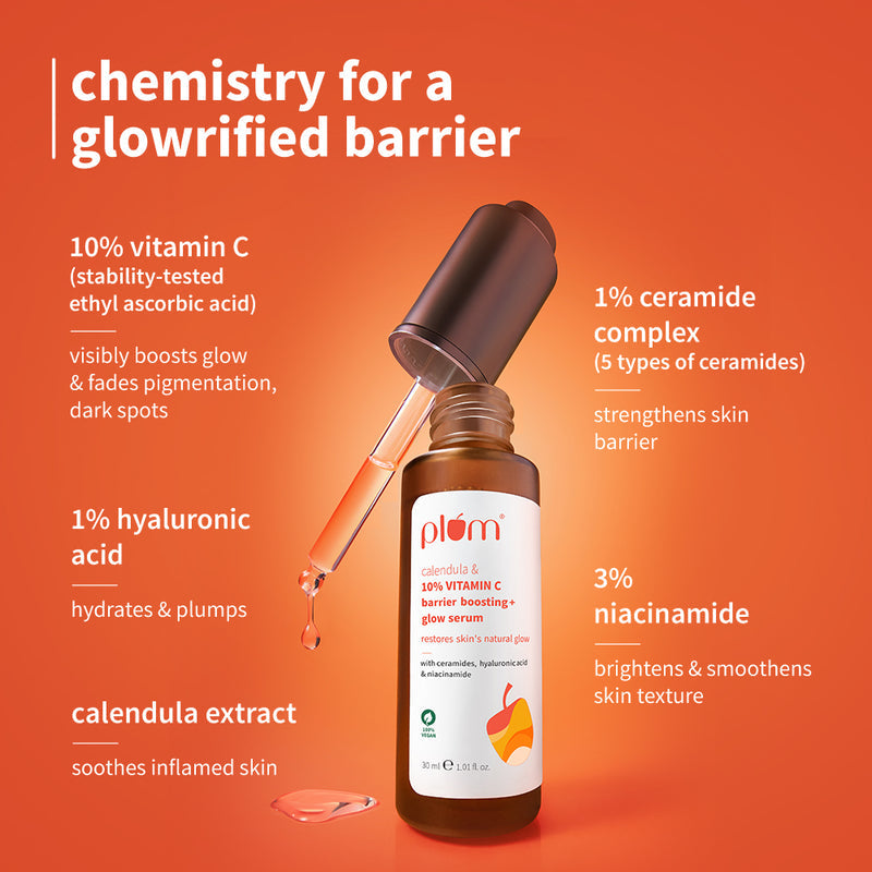 Plum Calendula & Vitamin C Barrier Boosting Glow Serum