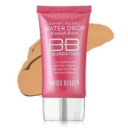 Swiss Beauty Shiny Pearl BB Foundation | Brightening Lightweight Base Makeup