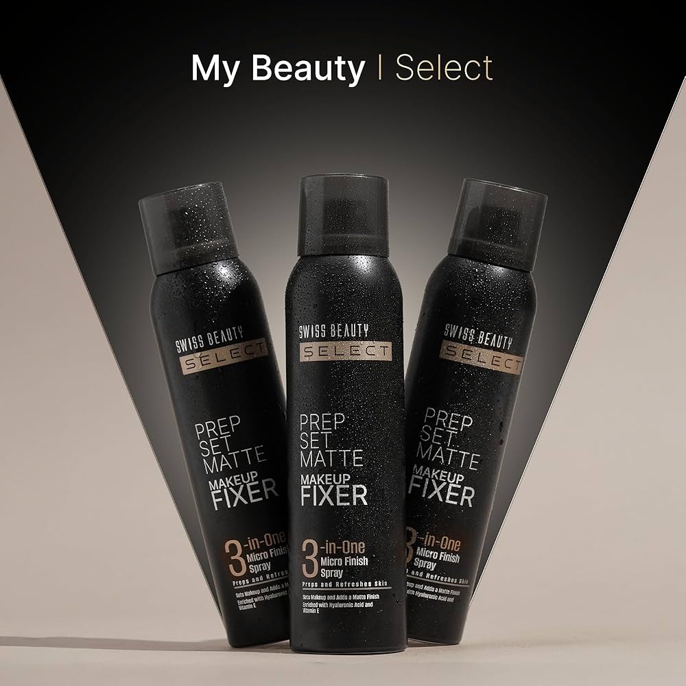 Swiss Beauty Prep Set Go Matte Makeup Fixer | Oil Control Long Lasting Setting Spray