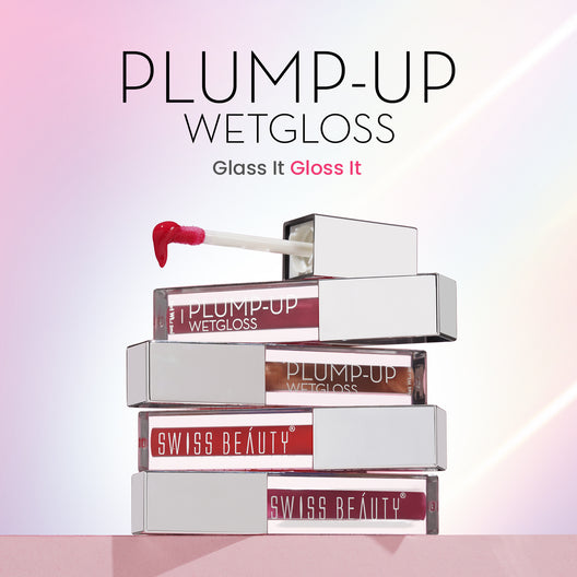 Swiss Beauty Plump Up WetGloss | High Shine Non-Sticky Lip Gloss