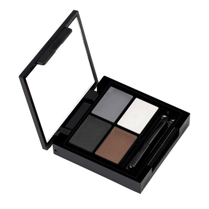 Swiss Beauty Eyebrow Palette | Long Lasting Brow Powder, Wax & Highlighter Duo