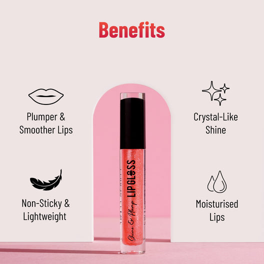 Swiss Beauty Shine & Plump Lip Gloss | Hydrating Non-Sticky Glossy Finish