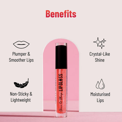 Swiss Beauty Shine & Plump Lip Gloss | Hydrating Non-Sticky Glossy Finish
